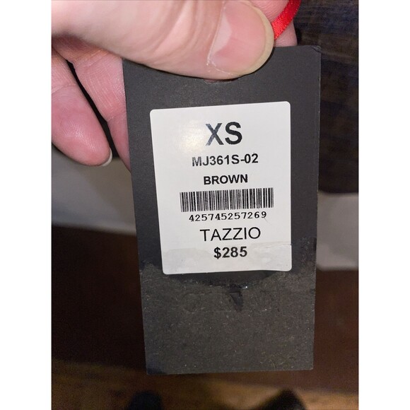 Bespoke Tazzio Men’s Dress Blazer Size 37S Slim Fit Gray Brown Woolen Flex NWT - Picture 3 of 13